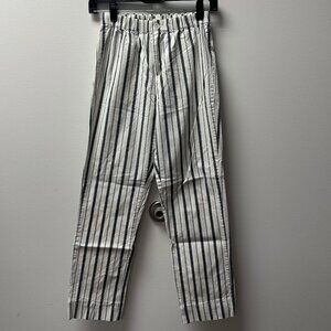 Brandy Melville John Galt Blue and White Stripe Pants